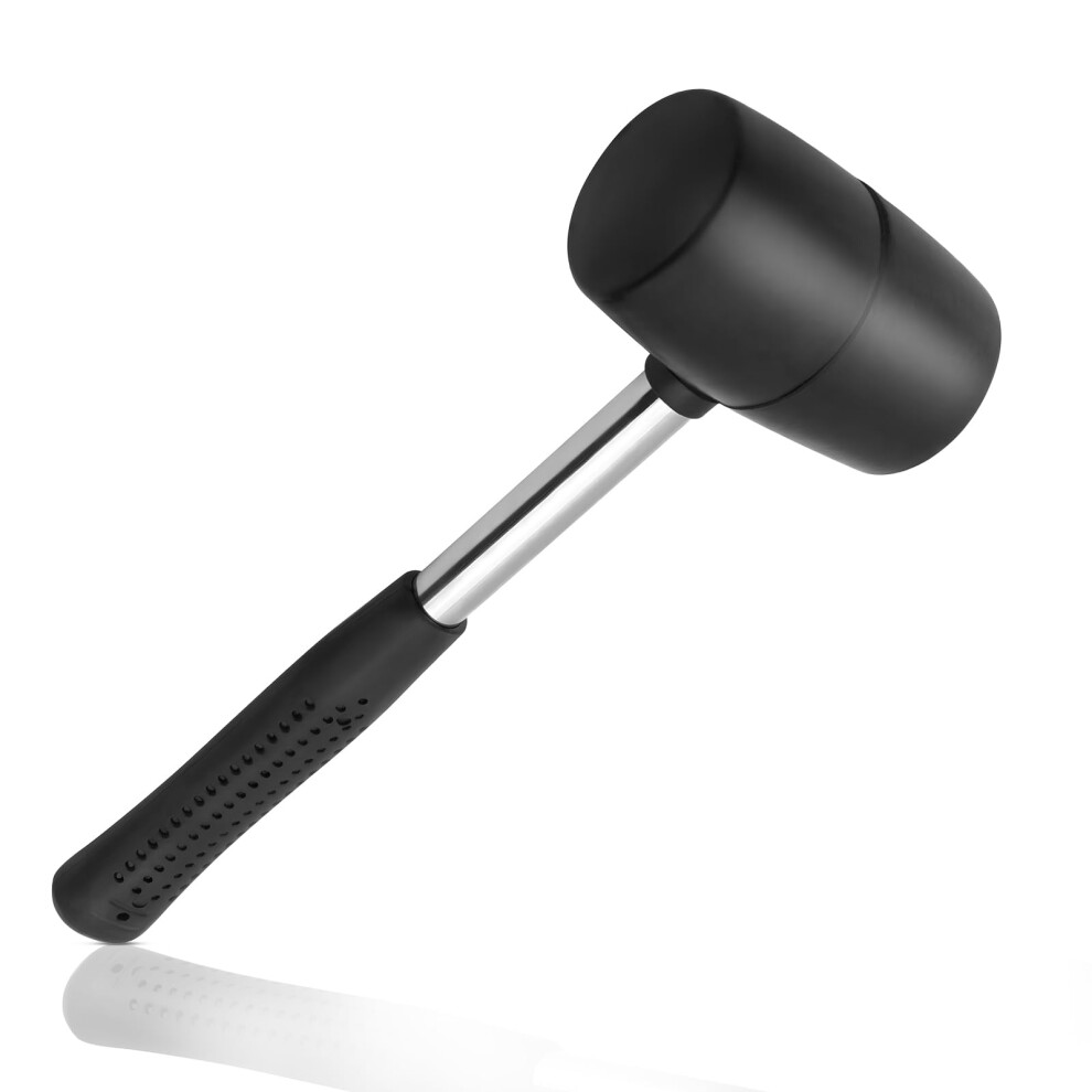 Yclfhoo Rubber Mallet,12Oz Camping Hammer With Sturdy Handle,26 * 8Cm Tent Peg Mallet For Tents/Canopies/Camping/Outdoors 5051226615436