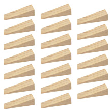 20 Pieces Triangular Wooden Wedges, Wooden Wedges Small Door Assembly, Furniture Accessories