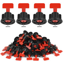 Flintronic Tile Leveling System, 80PCS Resuable Tile Leveling System Kit with 2 Special Wrenches