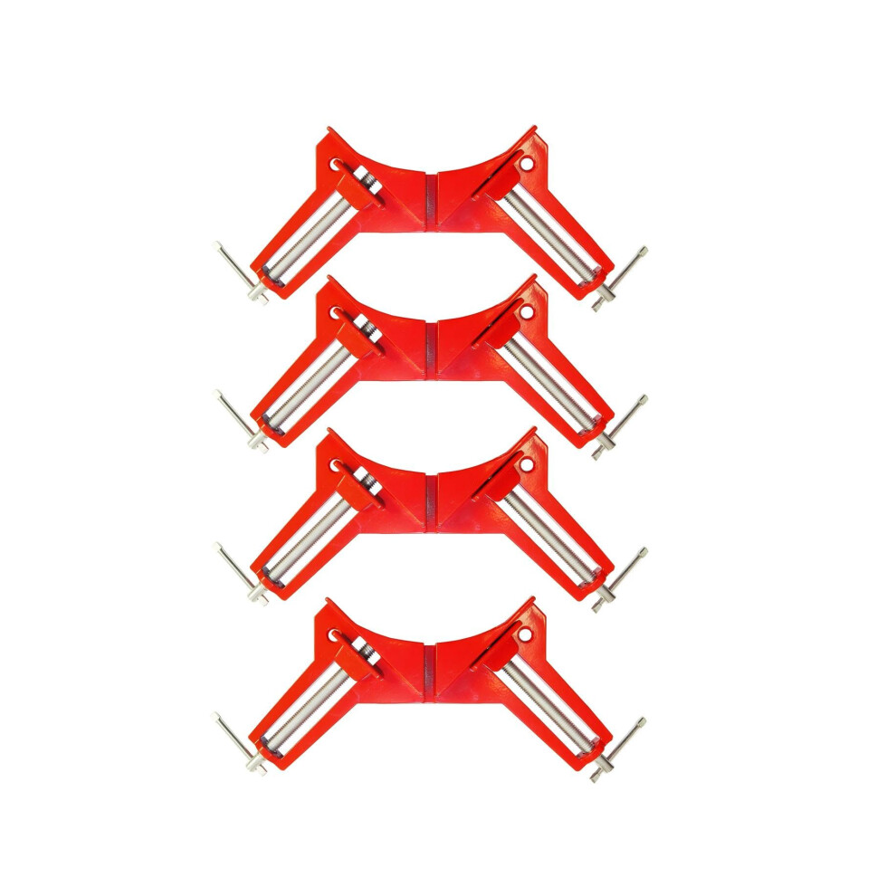 Fengzeying 4Sets Corner Clamps For Woodworking, 90 Degree Right Angle Clamp For Wood Welding Jig Picture Photo Frame 5051226613302