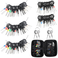 Terminal Removal Tool Kit 82 Pcs Depinning Tool Electrical Connector Pin Removal Extractor Kit Terminal Release Tool Set for Automotive Car