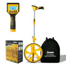 Zozen Measuring Wheel Digital Display, Foldable Feet/Meter Digital Measuring Wheel, Measure Wheel with Backlit Display - Up to 99,999Ft/ 99,999M