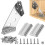 20 Pcs Stainless Steel Corner Connector,Corner Brackets for Wood,Triangle Angle Brackets 1