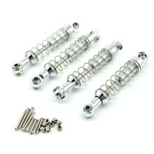 (Silver) Metal Shock Absorber Spring Damper Accessories for MN D90 D91 MN99S WPL C14 C24