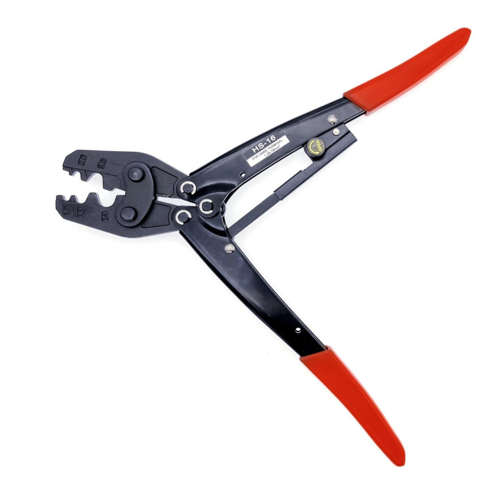 Jzk Hs-16-6Awg 1.25-16Mm Cable Lug Crimper Crimp Connector Pliers Crimping Tool Bare Terminal Wire Plier 5051226607356