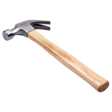 Amtech - Claw Hammer, Fully Polished Steel Head, Traditional Wooden Handle, Balanced Weight for Smooth Striking, Perfect for Carpentry and Woodwork