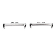 Rossini 2i 20 mm Metall-Uhrenarmbandadapter, Silber