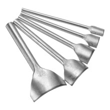 sourcing map 5pcs Arc-Shaped Leather Punch, 10mm-40mm, Leather Cutter Arch Curve, Belt End Cutter