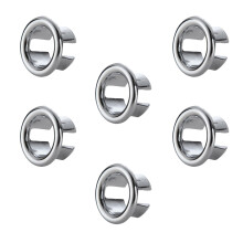 6 Pcs Sink Hole Replacement Overflow Hole,Sink Hole Cap,Drain Cap Cover Insert i