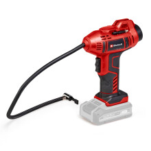 Einhell Cordless Car Tyre Inflator Air Compressor 18V Power X-Change, Max. 11 bar, 60cm Compressed Air Hose
