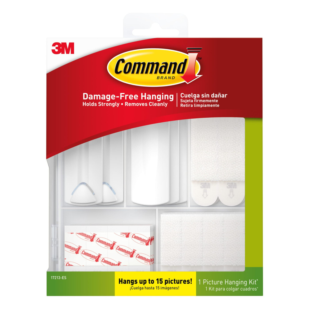 Command Picture Hanging Kit, Assorted Adhesive Strips And Hangers - For A Variety Of Framed Pictures And Posters - Damage Free 5051226553912