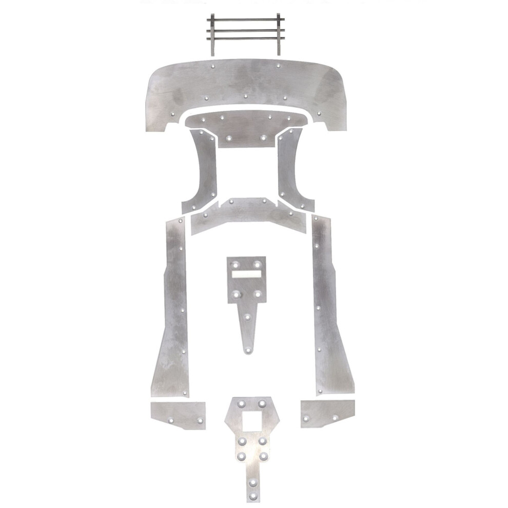 (Chassis Armor + Bumper) Chassis Armor Protective Plate +Bumper For Arrma 1/7 Felony Infraction Limitless 110691698865