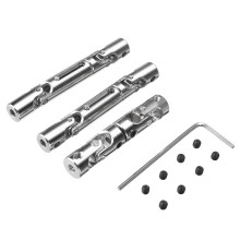 (for 6 Wheel Drive RC Car) Metal CVD Drive Shaft Front Rear For 1/16 WPL RC Car Military Truck 1/12 MN D90