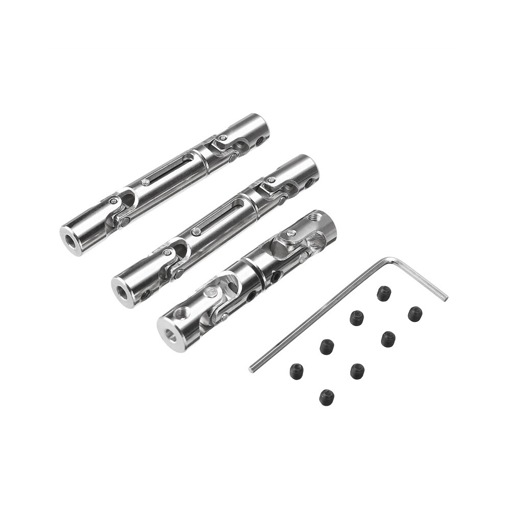 (For 6 Wheel Drive Rc Car) Metal Cvd Drive Shaft Front Rear For 1/16 Wpl Rc Car Military Truck 1/12 Mn D90 110691698117