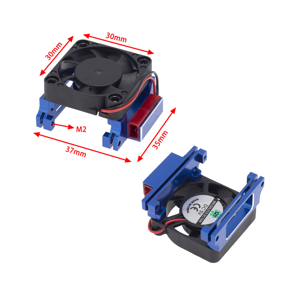 High Velocity Cooling Fan Heatsink For Traxxas Velineon Vxl-3S Esc Slash 4X4 2Wd 110691698315