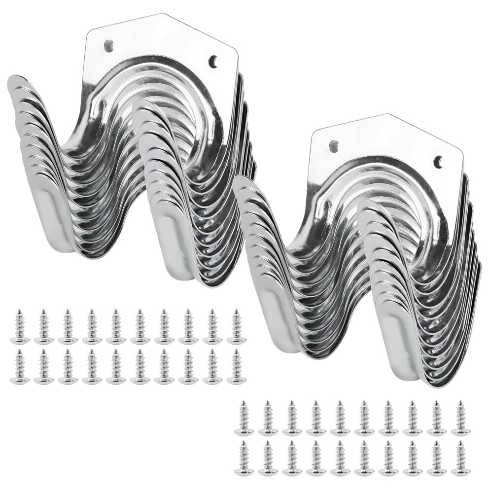 Lontom 20 Pack Heavy Duty Garage Hooks, Garden Tool Storage Hooks, Metal Shed Hook, Tool Hook For Hanging 5051226626401
