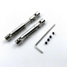 (for 4 Wheel Drive RC Car) Metal CVD Drive Shaft Front Rear For 1/16 WPL RC Car Military Truck 1/12 MN D90