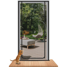 Earrck Cat Screen Door, Reinforced Mesh Screen Door for Introducing New Cats, Keep Pets Indoor & Allow Fresh Air Flow, Scratch Proof