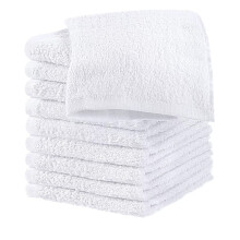 Barhandtücher, 100 % Baumwolle, 30 x 30 cm, 10er-Pack