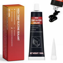 INNOVAYOU 100ml Black Oven Heat Resistant Glue, 570F Heat Resistant, High Temperature Adhesive for Oven, Grill, Microwave