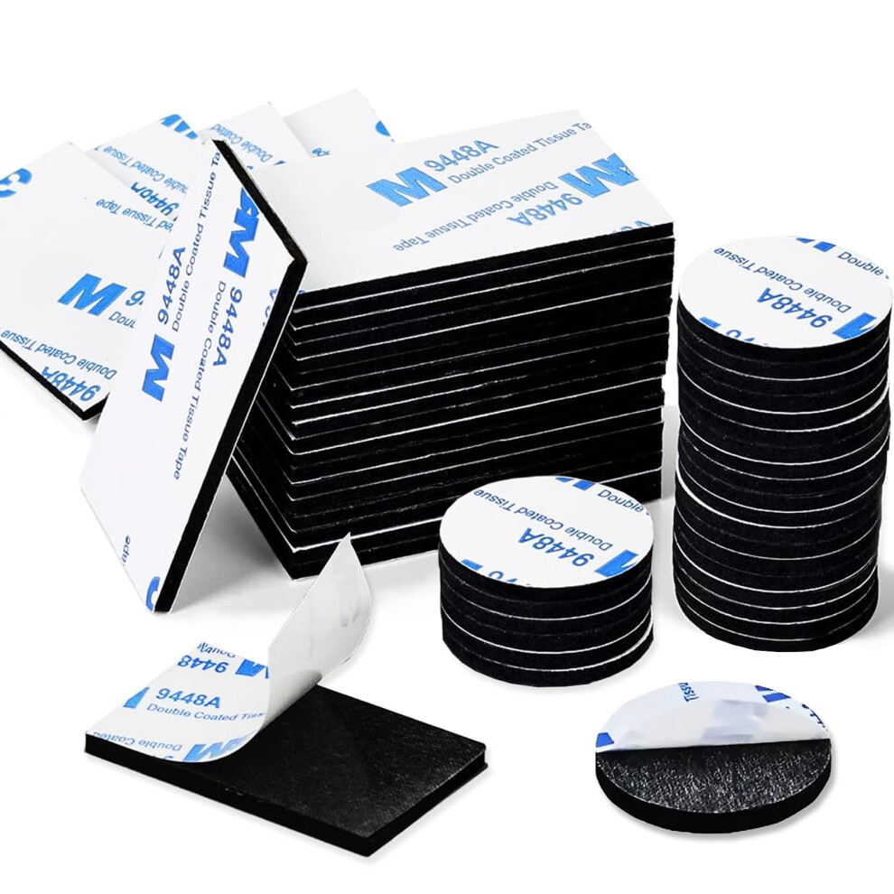 Redamancy 50 Pcs Double Sided Sticky Pads Heavy Duty, 3Mm Double Sided Sticky Tape, Strong Mounting Adhesive Foam Pads 5051226627019