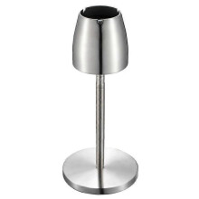 (Without Lid) Stainless Steel Outdoor Ashtray, Standing Ashtray With Telescopic Stand, Windproof Large Ashtray As A Decorated Ashtray