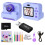 Fotocamera portatile viola per bambini con stampa istantanea e 32 GB 1