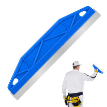 Paint Trim Guard, 12 Inch Paint Shield, Wallpaper Scraper Edge Painting Tool, Skirting Board Paint, for Cutting in, Measuring Edges