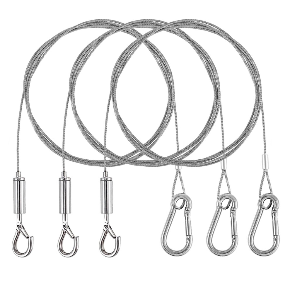 3 Pcs Picture Hanging Wires, Photo Frame Hanging Wire Heavy Duty Picture Hanging Cord For Photo Frame Potted Plants Mirror Clock Artwork (2M) 5051226614811