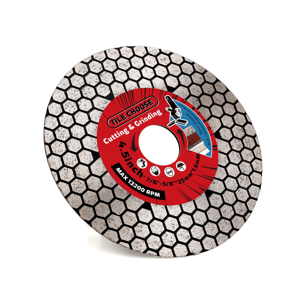 Casaverde 115Mm Porcelain Cutting Disc Tile Blade Cutting And Grinding For Granite Marble Ceramic Tiles 5051226561511