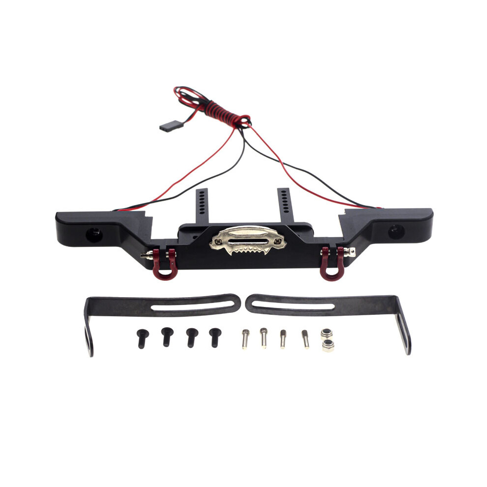 (Front Bumper) Metal Front Rear Bumper For 1/10 Traxxas Trx4 Axial Scx10 Iii Rc Crawler Parts 110691698407