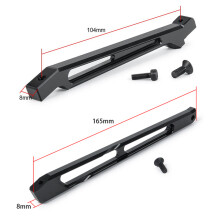 (Front+Rear) Metal Front Steering Brace Rear Chassis Mount Set for 1/8 ARRMA KRATON 6S RC Car