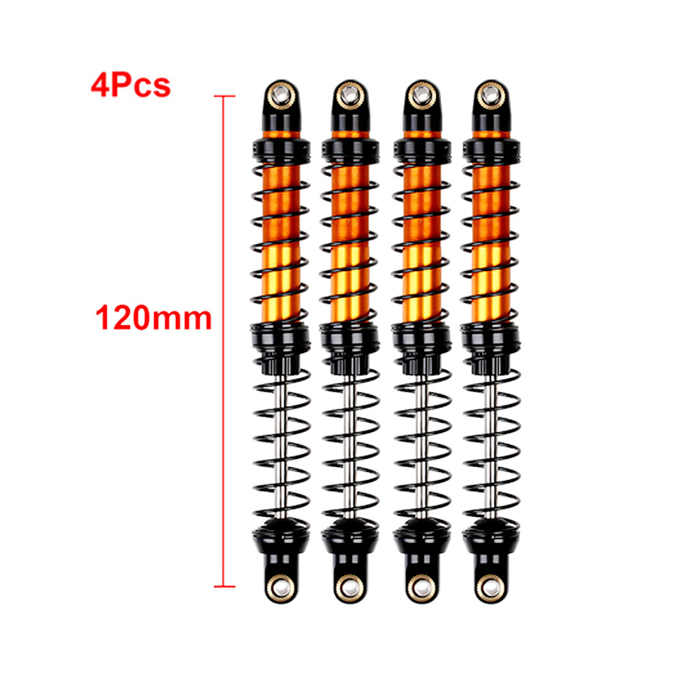 (120Mm) 4Pcs Metal Shock Absorber Oil Adjustable Damper For 1/10 Rc Car Trx4 Scx10 90046 110691698483