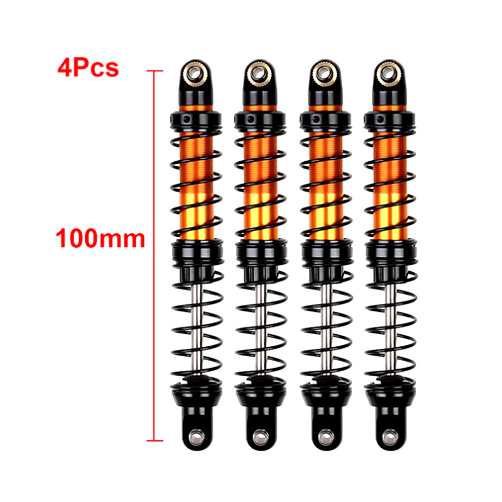 (100Mm) 4Pcs Metal Shock Absorber Oil Adjustable Damper For 1/10 Rc Car Trx4 Scx10 90046 110691698476