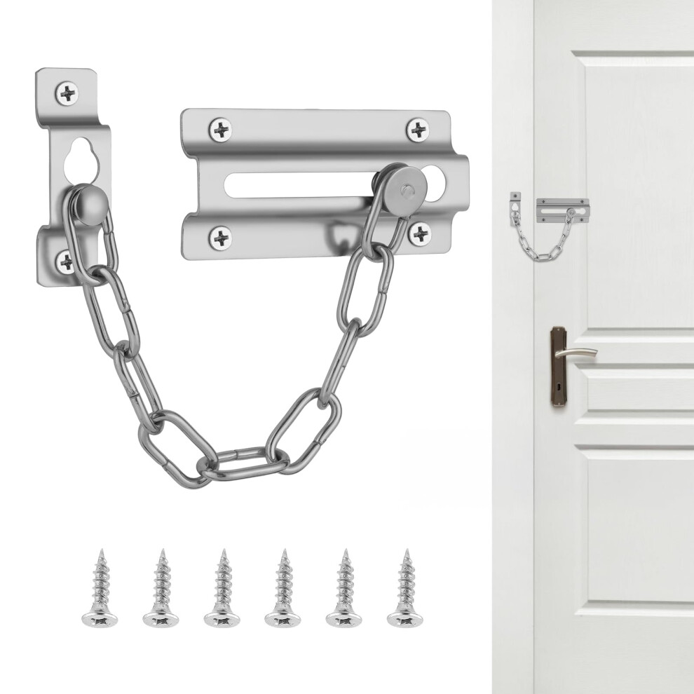 Flintronic Door Chain, Security Chain Lock For Front Door, Heavy Duty Safety Chain Door Lock, Anti Theft Door Chains Internal Door Lock 5051226559068