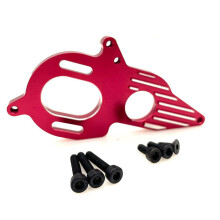 (Red) Aluminum Motor Cooling Heat Sink Mount for 1/10 Arrma 4X4 Granite Mega RC Truck