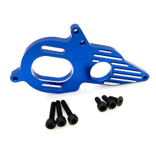 (Blue) Aluminum Motor Cooling Heat Sink Mount for 1/10 Arrma 4X4 Granite Mega RC Truck