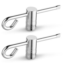 Mellbree Solid Brass Radiator Bleed Key Wrench Set UK, Metric/Imperial Fit, Hex