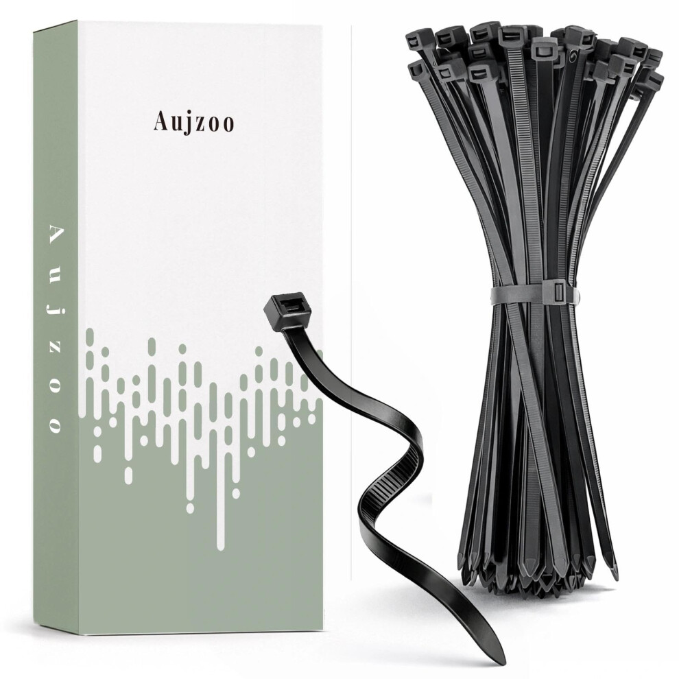 Cable Ties 120Mm2.5mm 100Pcs Black Zip Ties Wraps Heavy Duty Strong Nylon Premium Self Locking 18 Lbs Tensile Strength 5051226588013