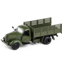 For Jiefang Truck CA10 Sound And Light Pull Back And Open The Door 1:36 Scale Alloy Car Model