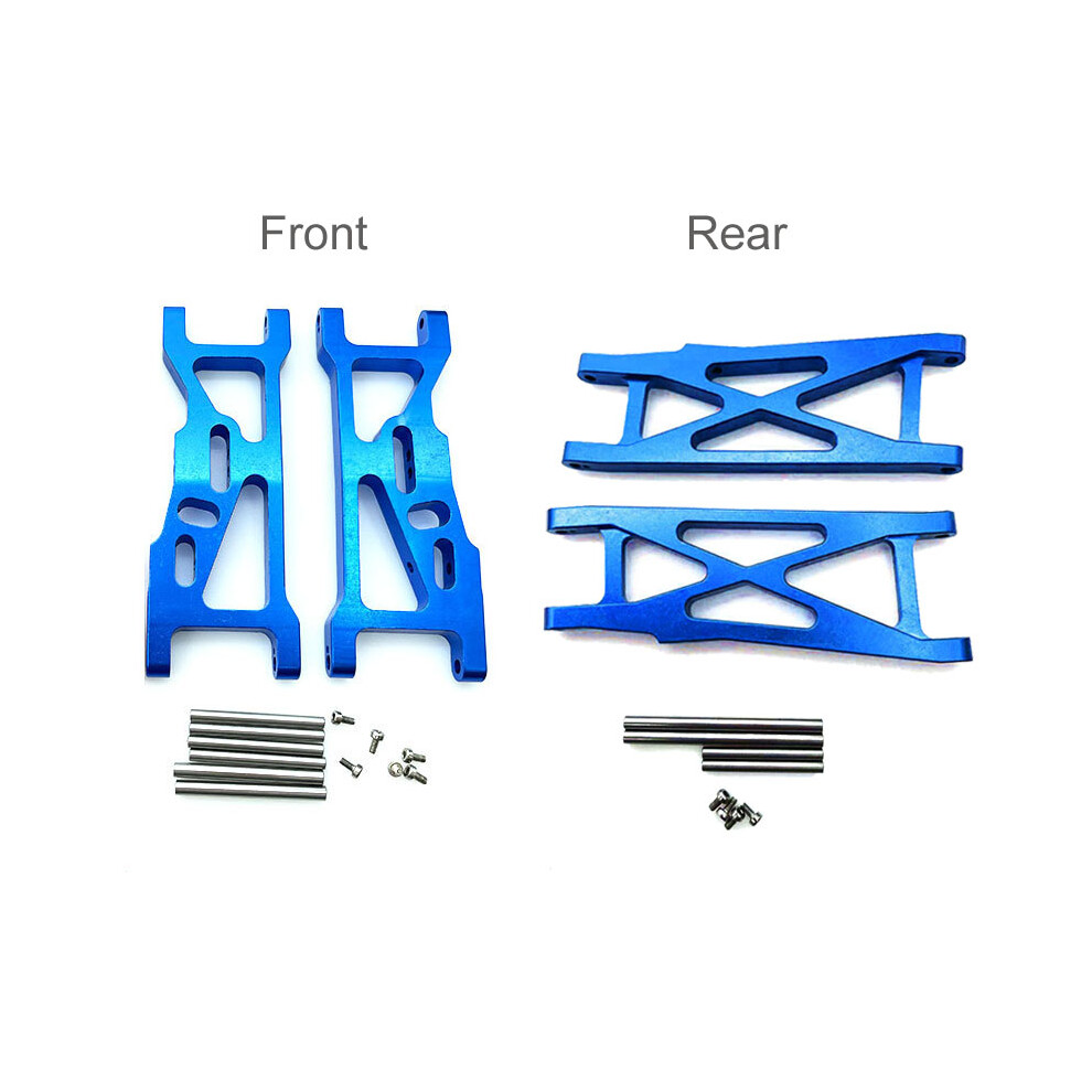 (1Set (Front +Rear) Lower Arms) Aluminum Front Rear Swing Arm Set Upgrade Parts For 1/10 Losi 22S 2Wd Sct Rc Car 110691698759