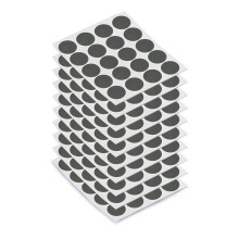 Emuca - Adhesive screw covers, D. 13 mm, Anthracite grey,200 units