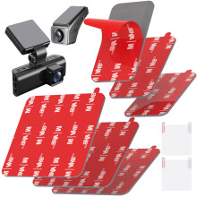 Dash Cam Sticky Pads, 6Pcs Dash Cam Mount Adhesive Pads, Double Sided Sticky Pads for Dashcam GoPro Car Camera Action Camera