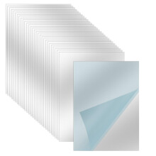 24 PCS Mirror Wall Stickers, Self-Adhesive Tiles, Flexible Sheets for Home, Living Room, Bathroom, Bedroom Decoration, 15 x 23CM