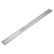 Faithfull Aluminium Rule 600mm (24 Inch) – Aluminium Marking & Measuring Ruler with Dual Metric & Imperial Graduations