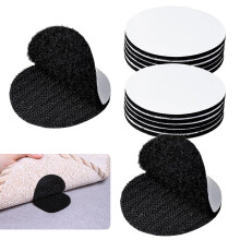 Heavy Duty Hook and Loop Dots, Heavy Duty Velcro Dots, Double Sided Sticky Pads, Self Adhesive Dots Tapes for Carpets, Mats, Photo, Craft