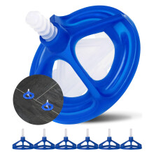 Deuvuo Tile Leveling System 2mm, 300 Pcs Revolutionary 2mm Tile Spacer Levelling System, 200 Screws & 100 Nuts