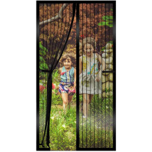 Magnetic Fly Screen Door 110 * 220cm, Heavy Duty Bug Mesh Curtain with Powerful Magnets,Keep Bugs Out Lets Fresh Air in