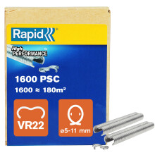 Rapid VR22 Galvanized Fence Hogrings, Suitable for 5-11 mm Netting Wire, Ideal for Securing Cages and Fencing, 1600 Pieces, Boxed (40108810)