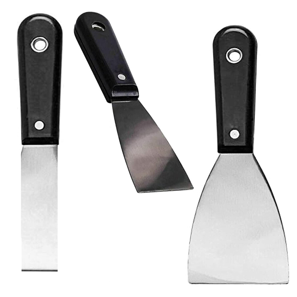 Paulstore 3Pc Filling Scrappers Home Decorating Wallpaper Paint Scraper Flat Set Top Tools 5051226600852